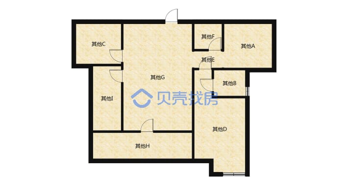 譽润城 3室2厅 南 北-户型图