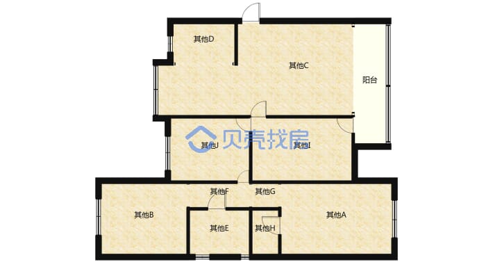 正荣悦玲珑 3室2厅 南-户型图