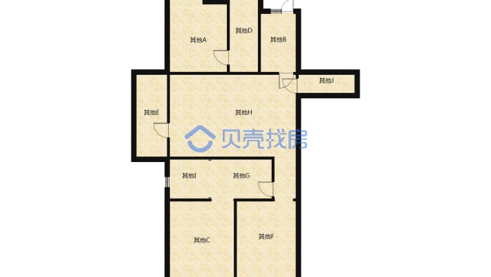 天润芙蓉毛坯一楼大三房小区环境优美-户型图