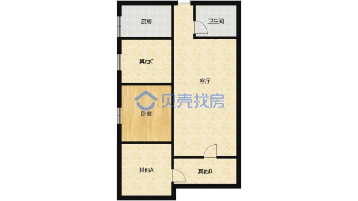 长江边上旁电梯高层住家精装修保养新-户型图