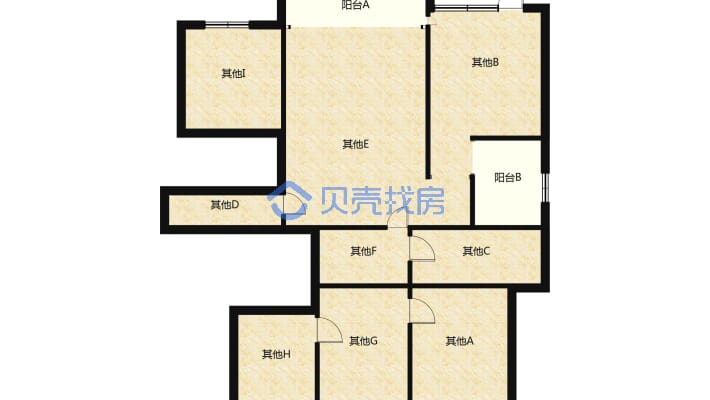 美林山4室两厅1厨两卫 142.36平米-户型图