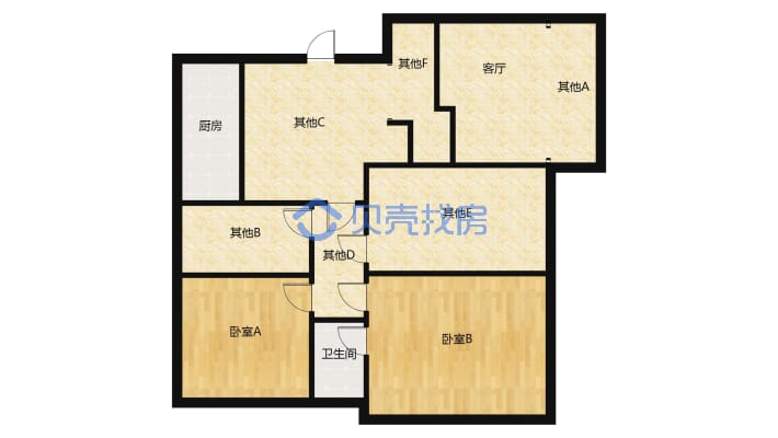 一 小 学 区大产权 可按揭 步梯低层 大暖-户型图