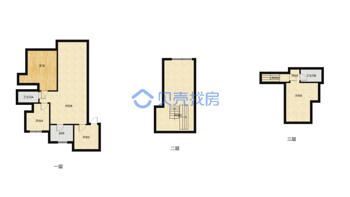 金悦湾方便看的房子明亮板正的户型....-户型图