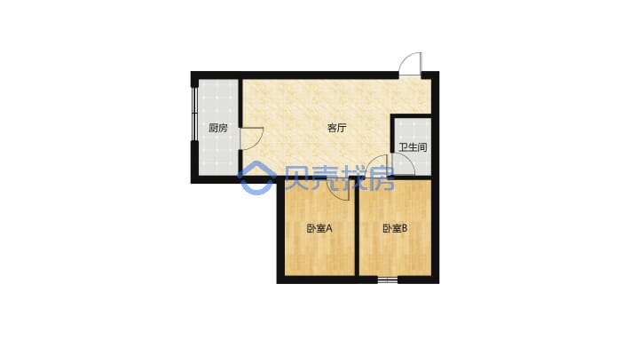 黄JIN 水岸电梯住宅式小公寓 首付个位数 可按揭-户型图