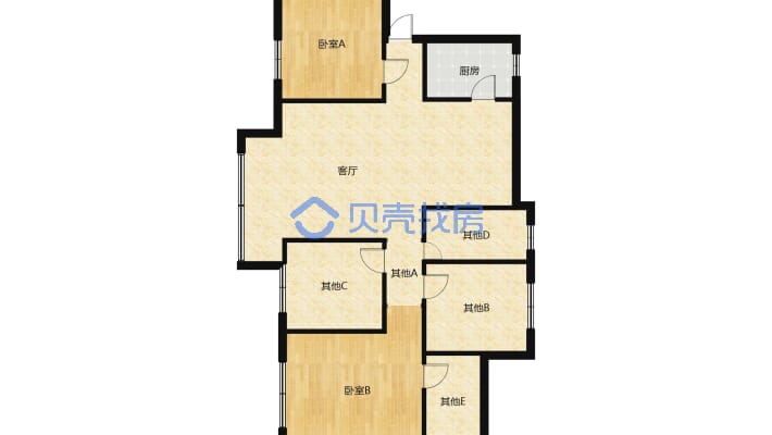 五洲观澜 4室2厅 南 北-户型图