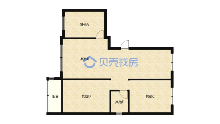 学府名都 3室2厅 南 北-户型图