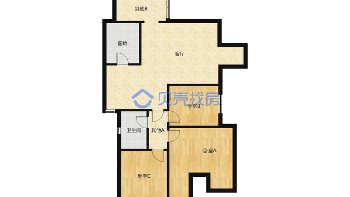 文峰宝坻 精装3房 生活方便 好楼层-户型图