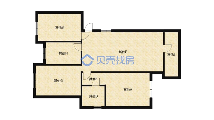 龙景国际 3室2厅 南-户型图