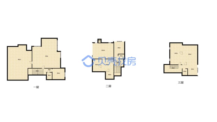 碧桂园别墅，位置好，大院子，251平，5房2厅4卫，便宜-户型图