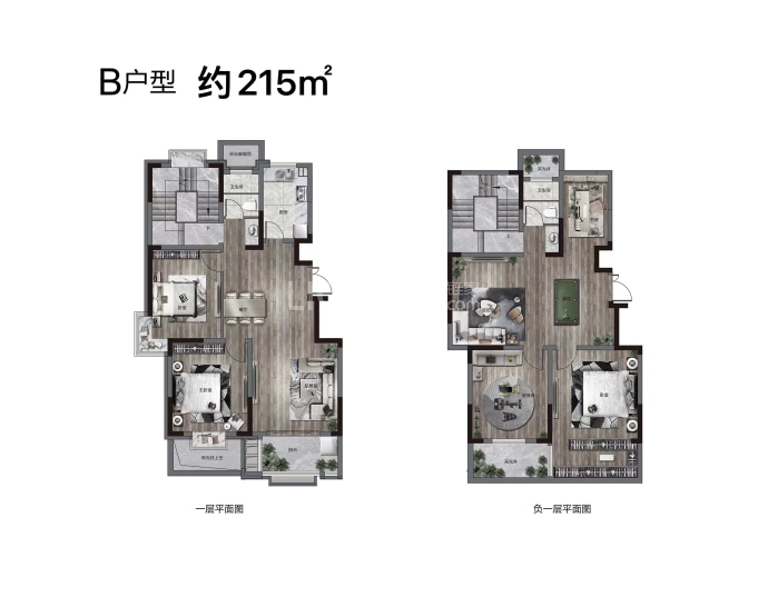 通宇林景尊园--建面 215m²