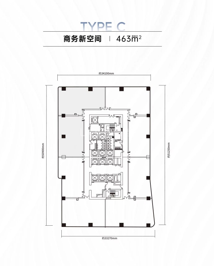 绿城奥体国际--建面 463m²