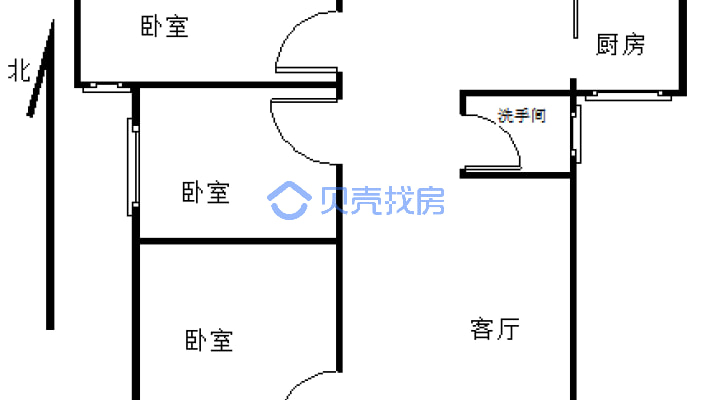 龙湖御景 大3室 龙湖观景房 随时看房-户型图