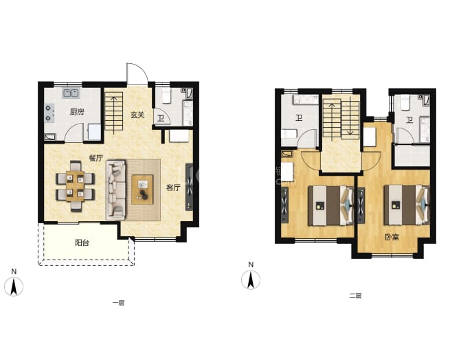 保利明玥潮升--建面 90m²