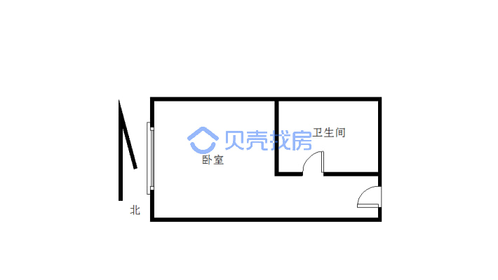 万达晶座精装1室出售。。。。。-户型图