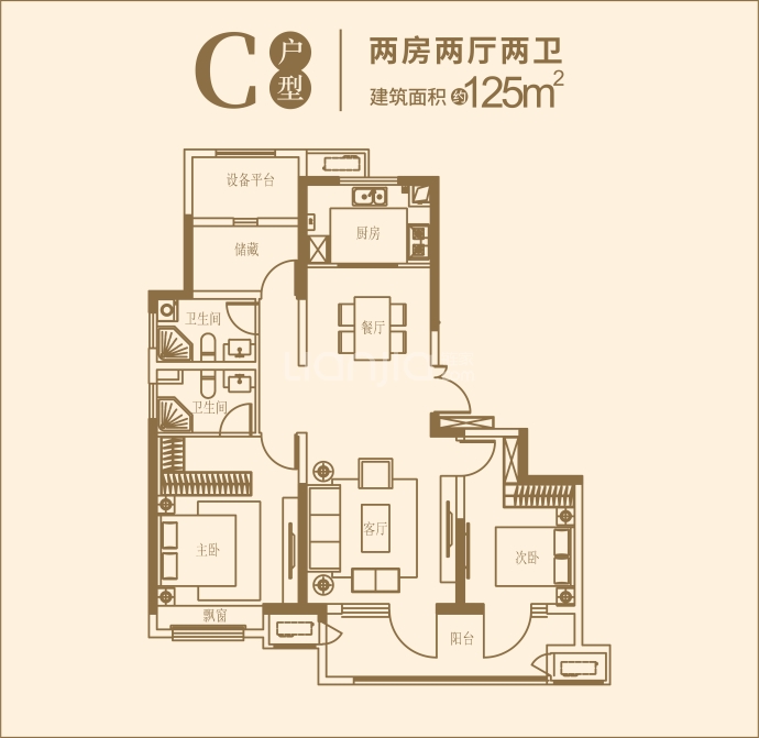 涟水吾悦和府户型图图片