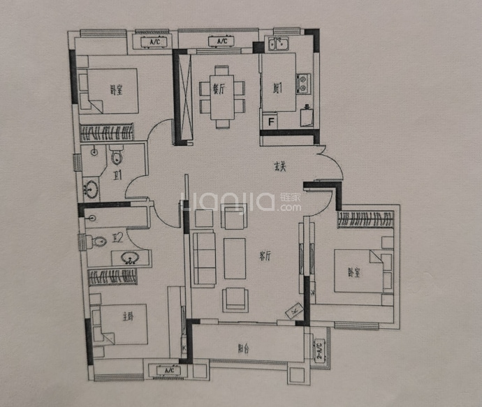 海雅香山湖2期--建面 118.78m²