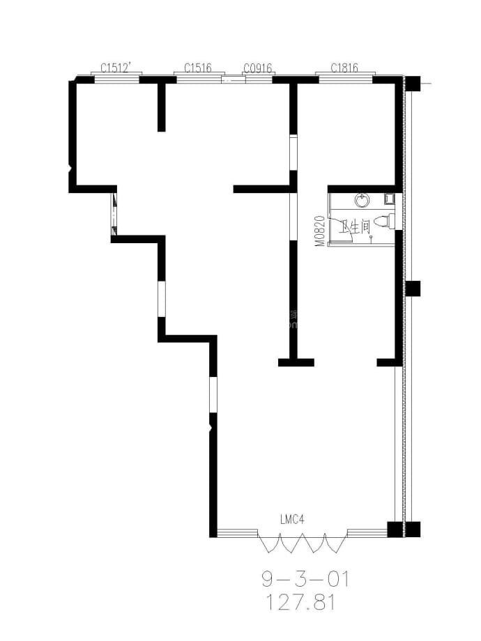 新城佳苑底商--建面 127.81m²