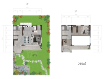 城投山海康城3室2厅3卫户型图