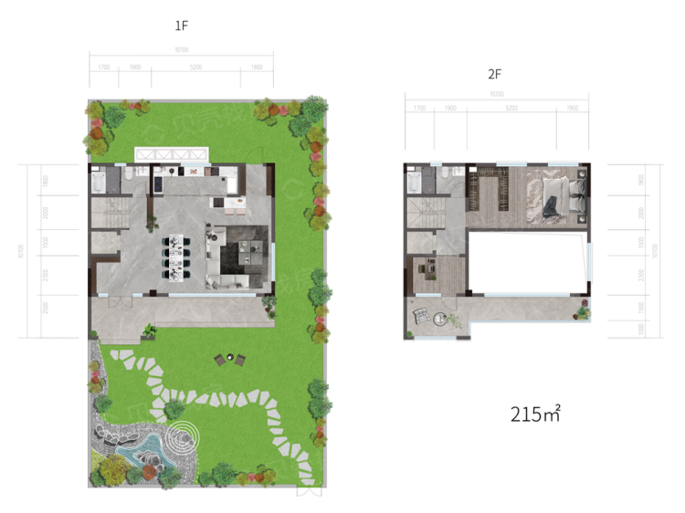 城投山海康城3室2厅3卫户型图