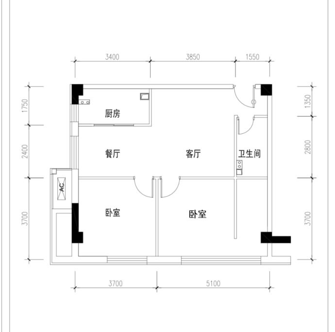 万通金府国际--建面 95m²