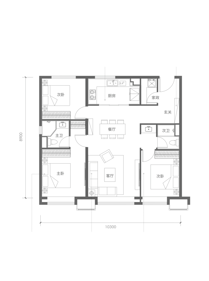 保利云上--建面 120m²