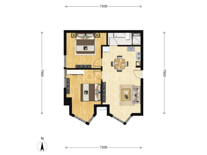 汉湖天璟--建面 96m²