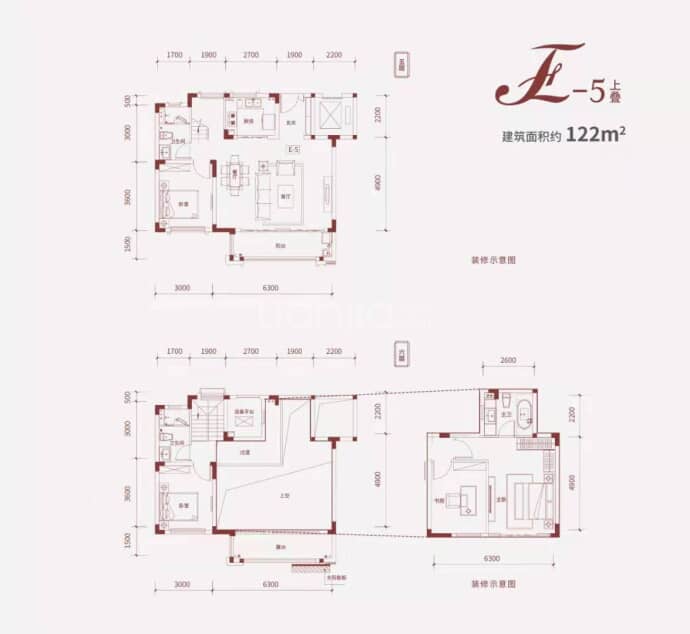 金地艺境--建面 122m²