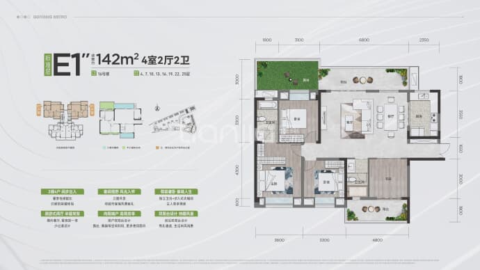 湖山郡--建面 142m²