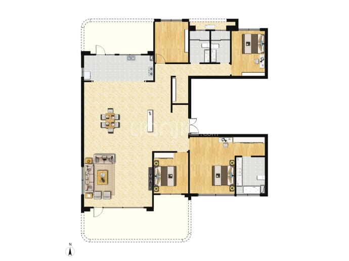 天地源·云和锦上--建面 192m²