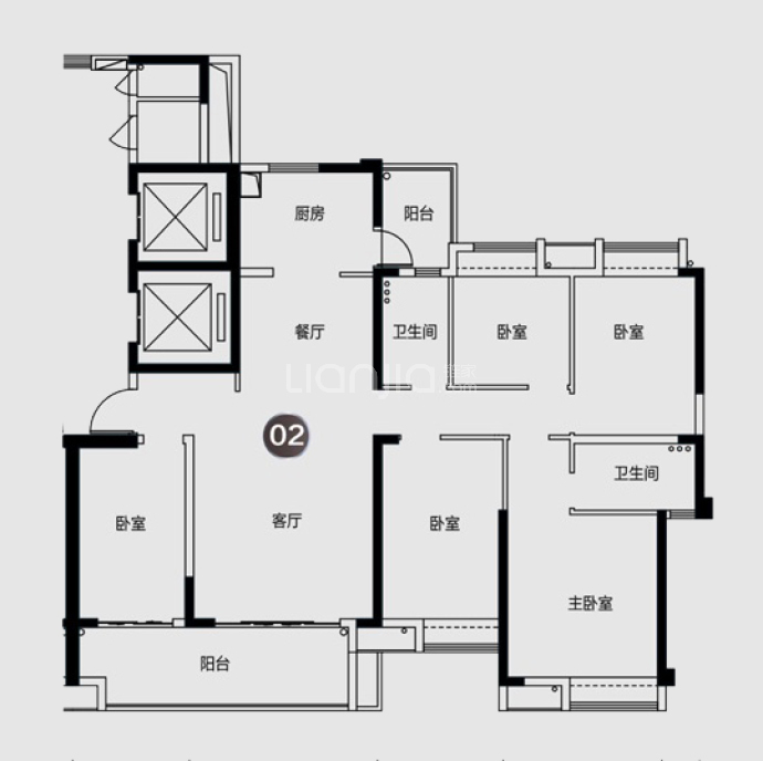 肇庆·敏捷城--建面 176m²