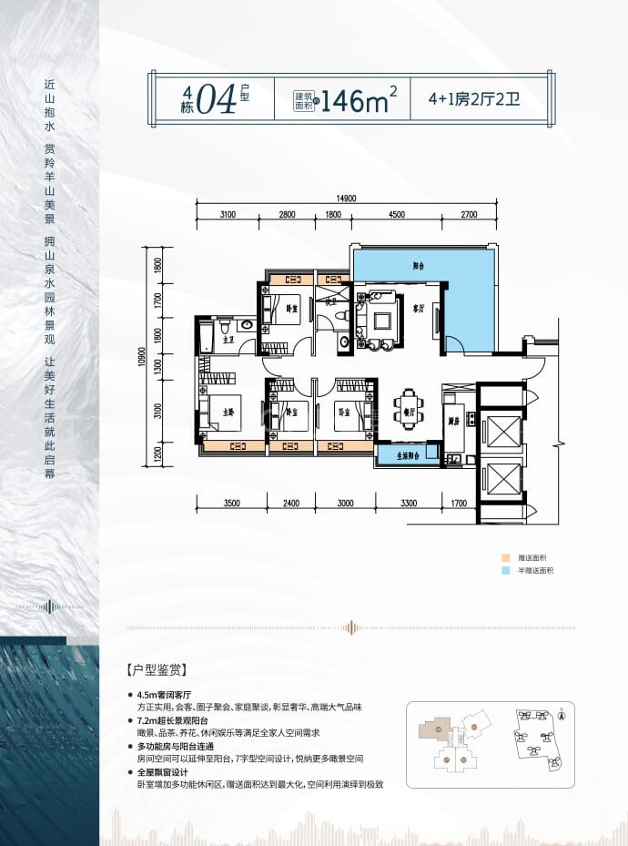 恩歌源·享城--建面 146m²