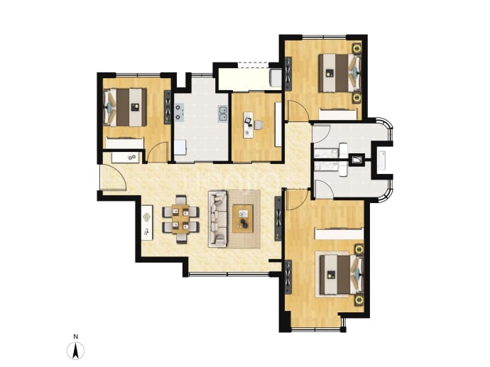 水晶尚苑--建面 109m²