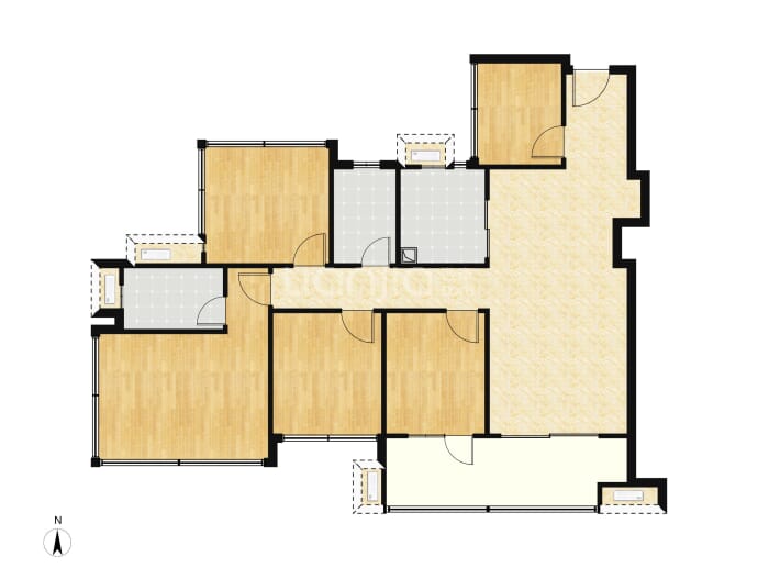 星河东悦府--建面 123m²