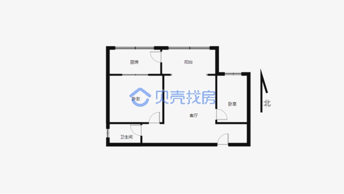 北京路植物园地铁口四季风园低价出售-户型图