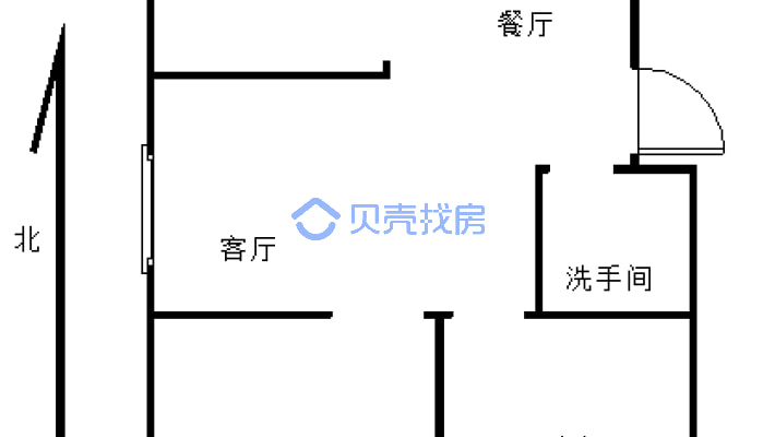 新装修，业主急售，看房有钥匙。-户型图