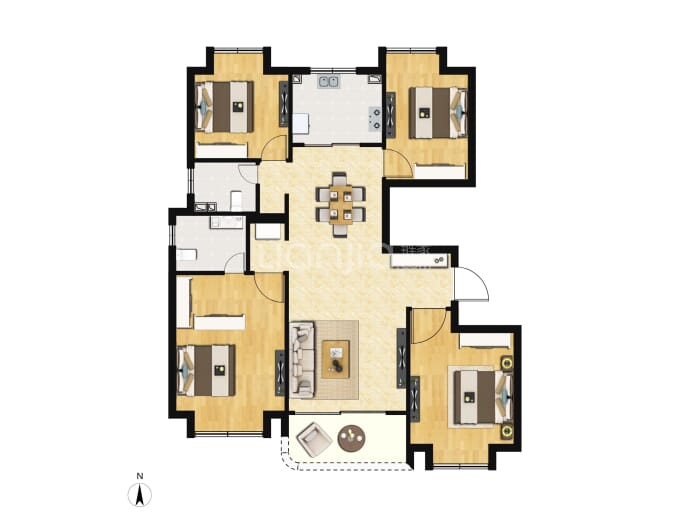 中建玖海云天--建面 128m²