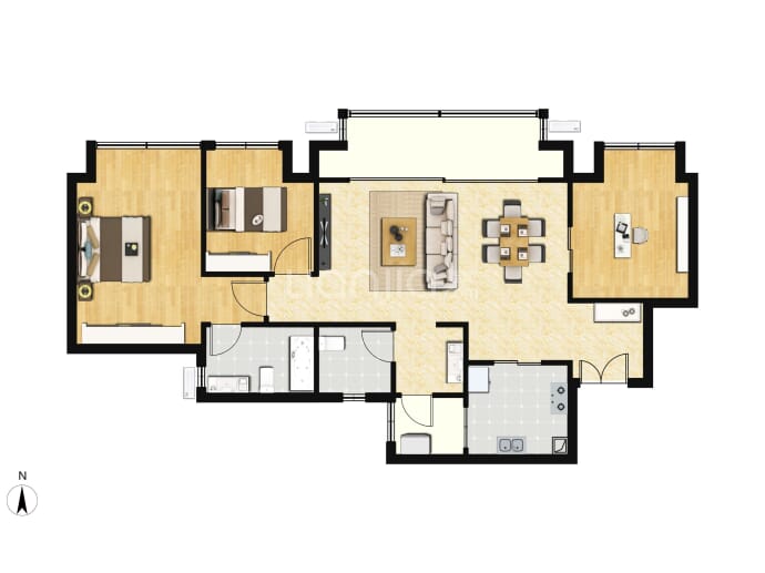 康田栖棠观樾--套内 86m²