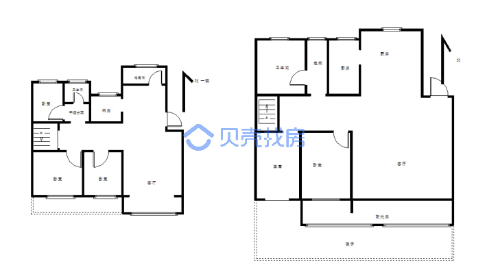 凤凰城   一楼半地下  精装房-户型图