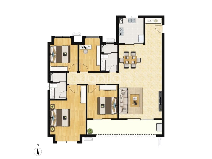 保利锦上印--建面 124m²