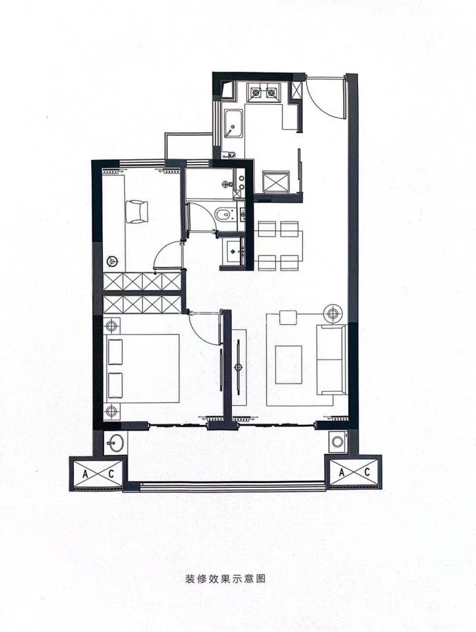 江南禾风云庭--建面 78m²