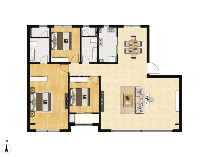 融创澄波府邸--建面 154.5m²