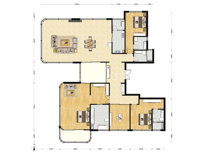 阅天府--建面 252m²