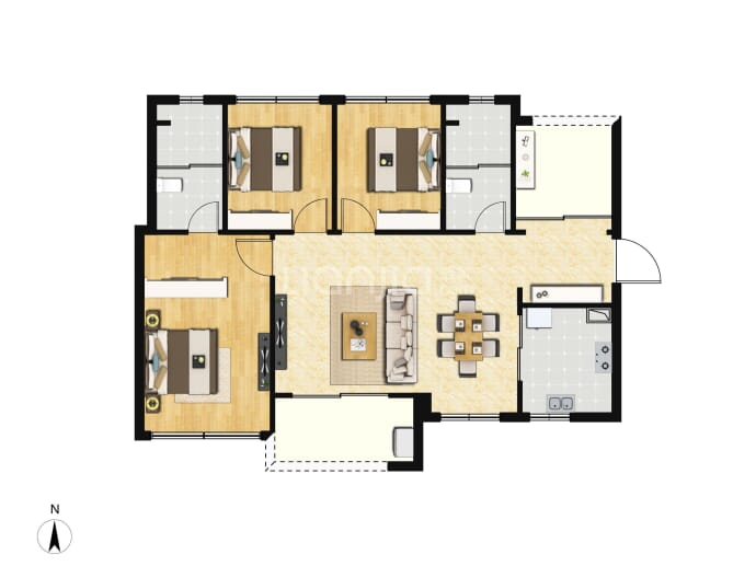 新城翡丽云境--建面 103m²