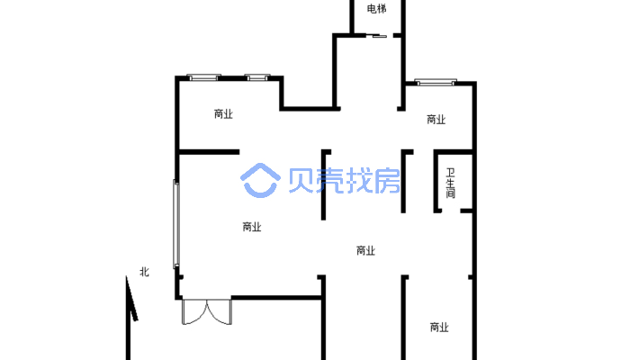 众联A公馆 123层商厅出售 可以整体 也可以分售-户型图