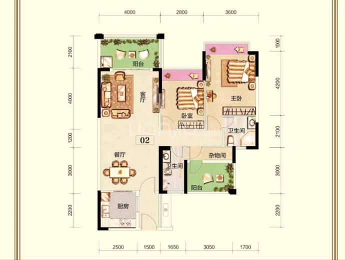 东临天下--建面 110m²