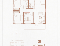 山海大象德济万家3室2厅1卫户型图