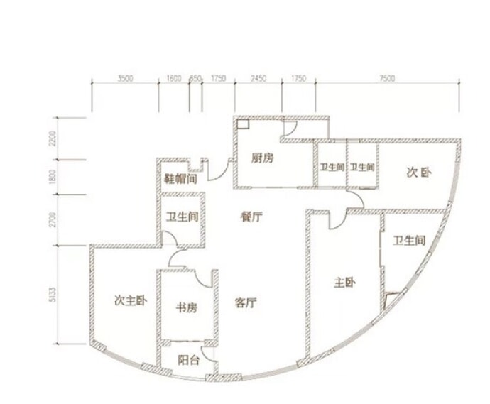 江东永和府--建面 215.89m²