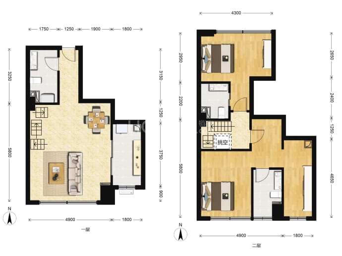 莱安领域--建面 68m²