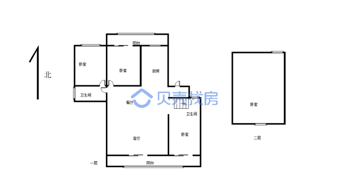 一梯一户小高层 独立电梯厅 户型方正 全款房手续简单-户型图