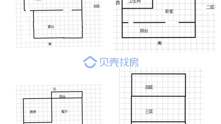 小区环境优美 户型方正 看房提前联系-户型图